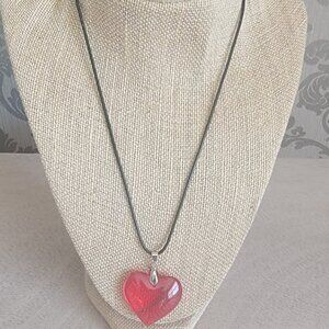Red Heart Necklace